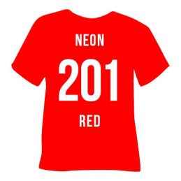 Tubitherm Flock 201 neon red š. 0.5m