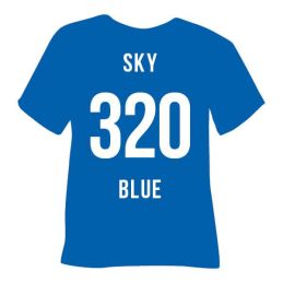 Tubitherm Flock 320 sky blue š. 0.5m