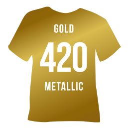 POLI-FLEX PREMIUM 420 Gold Metallic šířka 0.5m