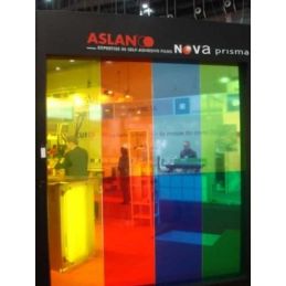 Aslan CT113 farebné transparentné š.122cm